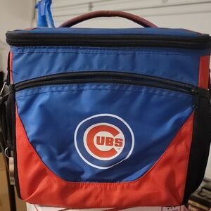 Blue and Red Men's Bag